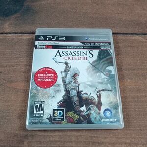 Assassins Creed III 3 PS3 PlayStation 3 Game Complete